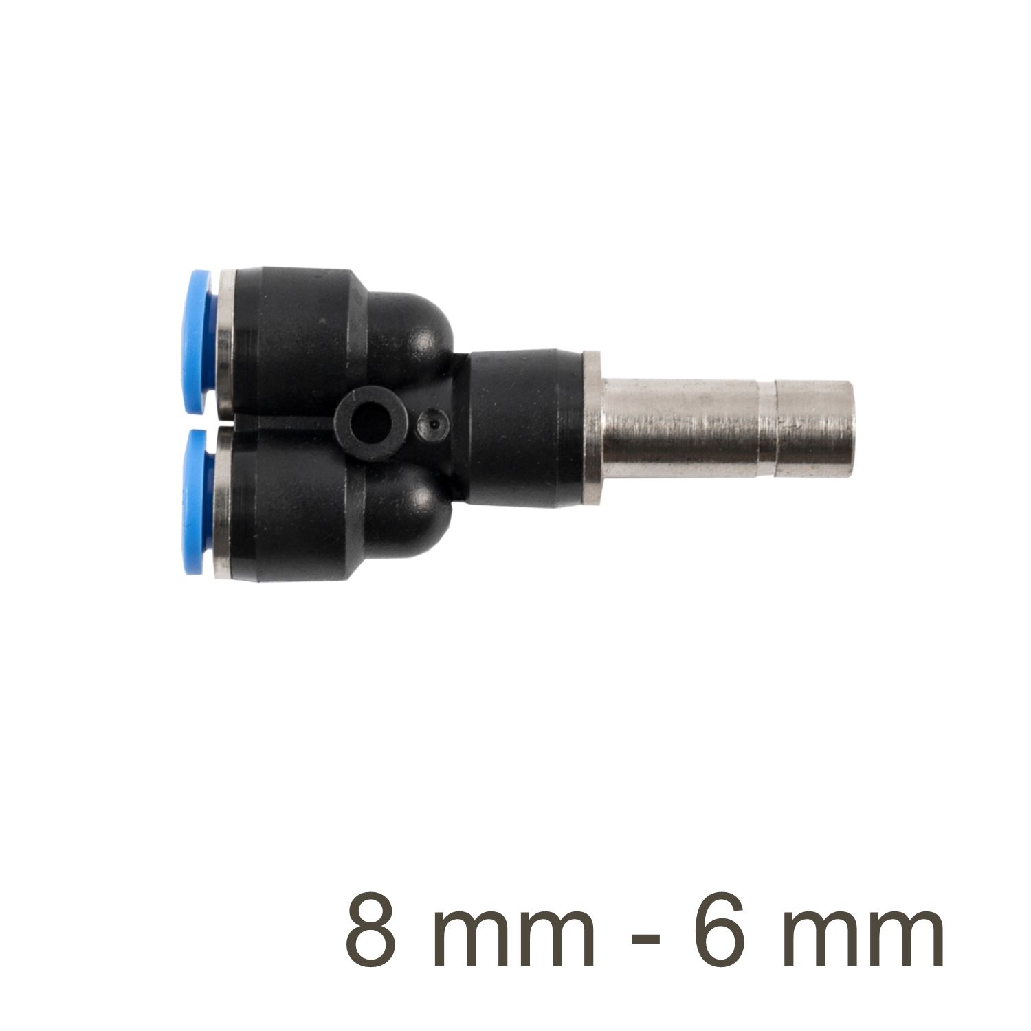Red. Insert Y-joint Pu 8mm - 6mm